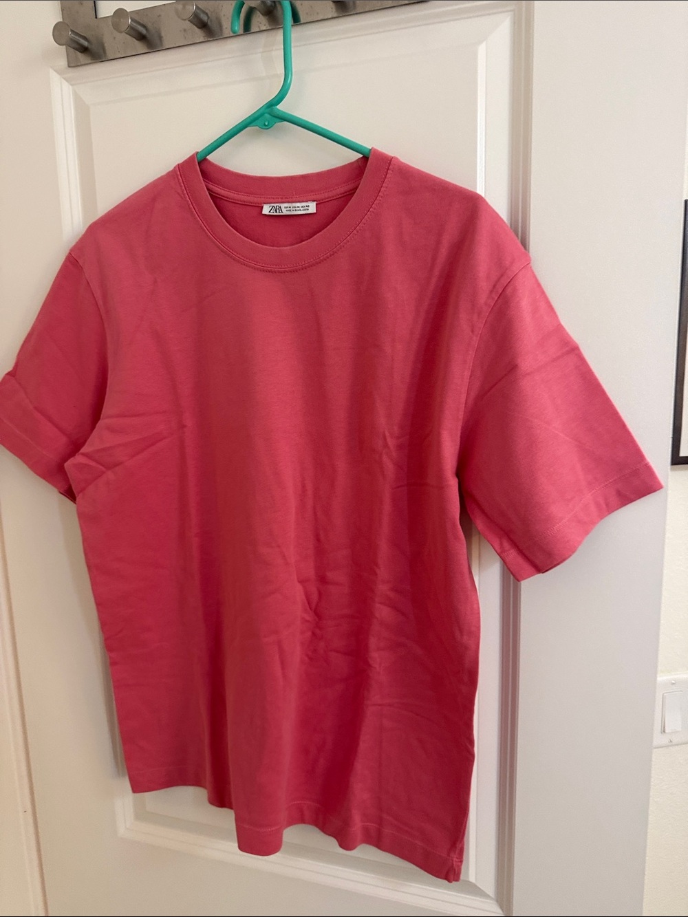 Zara Kids Short Sleeve Tee in Deep Pink